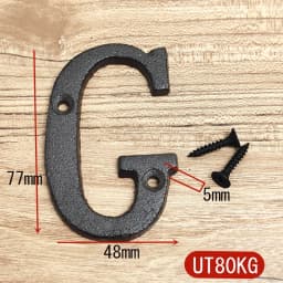 Metal Letters House Numbers Retro 3D Sign Cafe Wall Creative Cast Iron Decoration Doorplate Digital Arabic Furniture Hardware