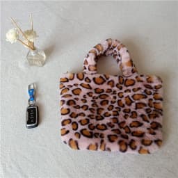 Cute Smiley Face Women Plush Shoulder Bag Soft Faux Fur Ladies Chain Messenger Bags Fashion Female Small Purse Handbags Bolsas가방