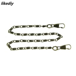 1 Piece About Length 40 CM Width 0.3cm Replacement Metal Twisted Short Paragraph Purse Chain For DIY Wallet Accessory