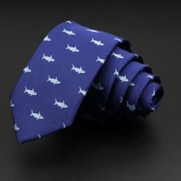 Men's Animal Slim Tie Polyester Jacquard Insect Car Bike Printed Ties For Wedding Business Suits Dress 6cm Skinny Necktie Gift