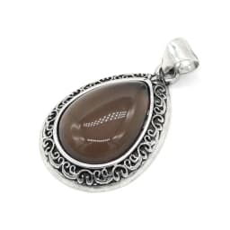 2024 New Natural Stone Abalone Shell Charms Drop Shape Lapis Lazuli Ethnic Pendant for Women Jewelry Making DIY Necklace Gift