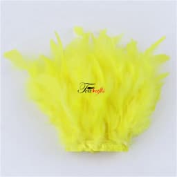 Fluffy Marabou Turkey Feathers Trims DIY Needlework Plumes On Ribbon Wedding Dress Accessories Decorative Feathers For Crafts