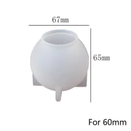 DIY Crystal Epoxy Resin Mold One-in-one Ball Small Night Lamp Multi-size Round Night Light Set Silicone Molds For Epoxy Resin