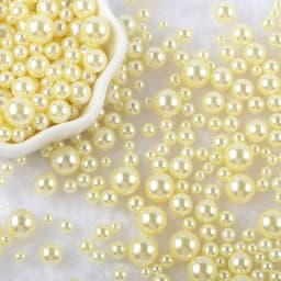 10g Random Mix 3-10mm No Hole ABS Imitation Pearl Bead For Vase Filler Makeup Brush For DIY Jewelry Making Decor F0912