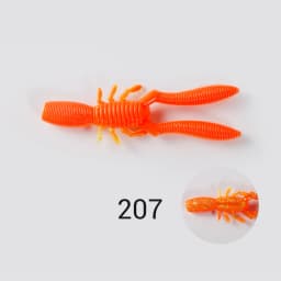 NOEBY Bottle Shrimp Craw 75mm 3.3g Soft Lure Silicone Swimbait Artificial Soft Bait Perch Pike Bass Soft Fishing Lures