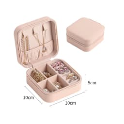 Newly Unique Blue Romantic Box PU Storage Bracelet Jewelry Box Wholesale Creative Portable Travel Storage Box Earrings Ring