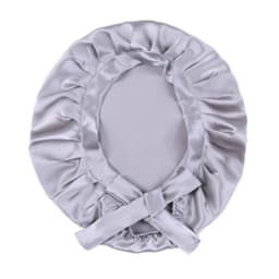 SuyaDream 100% Mulberry Silk Sleep Cap for Women Hair Care Natural 19 Momme Silk Night Bonnet with Adjustable Ribbons