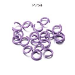100Pcs/Lot 1.2x8mm Colorful Metal Jump Rings Split Ring Connector For DIY Jewelry Finding Making Accessories Wholesale Supplies