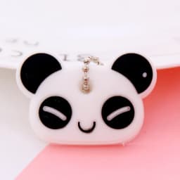 Cute Small Key Chain Pendant Key Cartoon Key Case Lovely Silicone Protective Cute Cover For Key Control Dust Cover Holder Decor