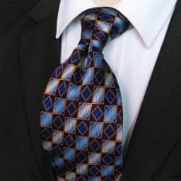 Classic Vintage Mens Tie Handmade 10cm 100% Silk Printed Necktie Geometric Checked Jacquard Ties For Man Business Wedding Gift
