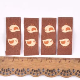 50Pcs Maple/Mushroom Embroidery Washable Labels Sewing Accessories Care Bags Clothing Tags For Garment Handmade Crafts c3159