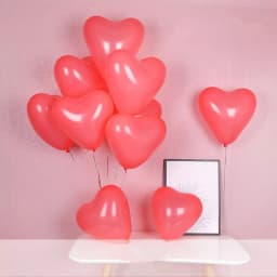 10pcs 10 inch 2.2g Macaron Love Balloons Wedding Valentine's Day Party Decoration Round heart-shaped latex balloons