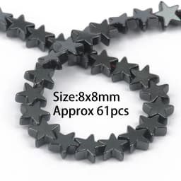 Natural Black Hematite Round Beads Star Heart Column Irregular Shape For Jewelry Making DIY Charms Bracelets Accessories 15''