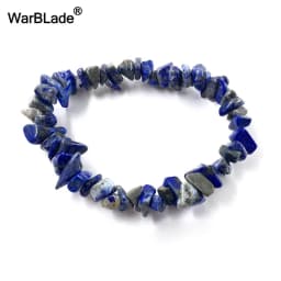 Natural Gem Stone Bracelet Amethyst Irregular Stretch Chip beads Nuggets Quartz Bracelets Bangles Crystal Wristband For Women