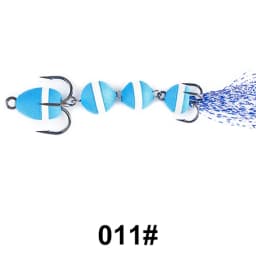 FTK Mandula Fishing Lure Soft Lure Foam Bait Swimbait 5.7g Multi Jointed Artificial Baits With Treble Hook Bass Pike Wobblers