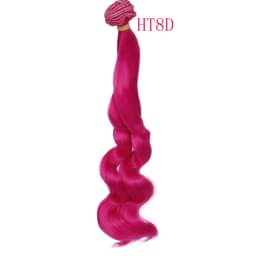 Russian Handmade Doll Hair 25 cm High Temperature Curly Hair for 1/3 1/4 1/6 BJD DIY Curly Doll Wigs Tree