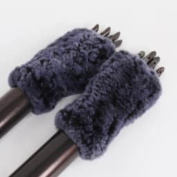 New Women 100% Real Genuine Knitted Rex Rabbit Fur Mittens Winter Warm Lady Real Fur Fingerless Gloves Handmade Knit Fur Mitten