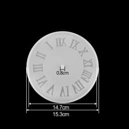 1pcs Arabic Numerals Clock Silicone Mold Handmade Crafts Clock Epoxy Resin Molds For DIY Jewelry Making Finding Tools Supplies