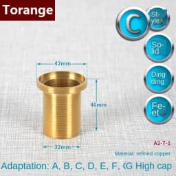Kitchen faucet faucet fixed foot big foot screw extension nut wash basin thick countertop screw fixing seat repair accessories