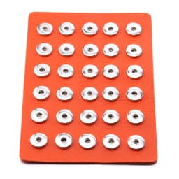 2022 New High Quality Snap Jewelry Display Board Fit 18mm Snap Buttons Jewelry Black Flannel PVC Snap Display Holder
