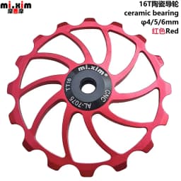 2021 New Bicycle Ceramics Rear Derailleur 14T 15T 16T 17T 18T Jockey Wheel Road MTB Guide Bike Ceramics Bearing Bicycle Parts