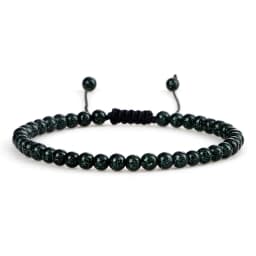 4mm Stone Beads Adjustable Bracelet For Men Natural Tiger Eye Lava Chalcedony Onyx Woven Bracelets Women Yoga Jewelry Pulseras