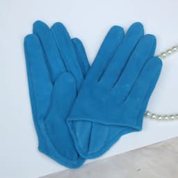 Sunscreen Gloves Women's Single Genuine Leather Half-palm Gloves Real Sheepskin Stage Show Driving gloves No Lining