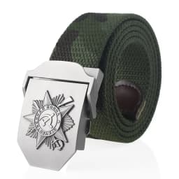 Men Soviet Canvas Belt 3D Great Patriotic War Memorial Metal Buckle Tactical Belts CCCP Army Male Strap Jeans Waistband