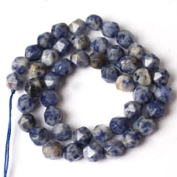 6-12mm Natural Garnet Agates Quartz Tiger Eye Howlite Opal Stone Beads Faceted Loose Beads For DIY Jewelry Making Bracelet