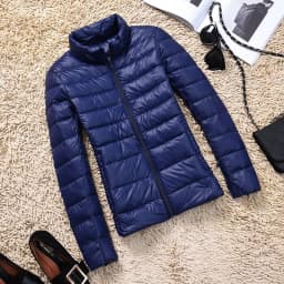 Down Parka Women Ultra-light Thin Down Jacket 2024 Autumn Winter Slim Short Hooded Warm White Duck Down Coat Women's Outerwear