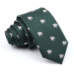 New Mens Polyester Jacquard Ties Casual Slim 6CM Insect Shiba Inu Car Cartoon Neckties For Wedding Business Suits Neck Accessory