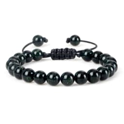 Men Energy Beads Bracelet Adjustable Natural Stone Agates Onyx Charm Bracelets Chakra Healing Women Yoga String Bangles Jewelry