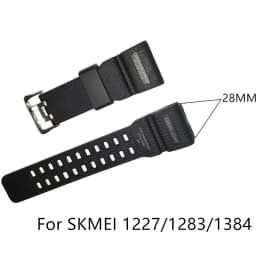 Adjustable Replacement Watch Strap Band Silicone Rubber Plastic Watchbands For SKMEI 1251 1025 1155 Sports Watches Accessories