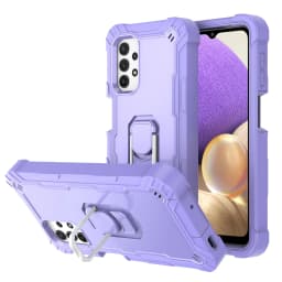 for Samsung Galaxy A12 A32 A52 A72 5G Case, Military Grade Protective Phone Case Cover with Ring Kickstand for Galaxy A52 5G
