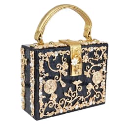 Box Designer Evening Bag Diamond Flower Clutch Bag Hollow Relief Acrylic Luxury Handbag Banquet Party Purse Women's Shoulder Bag