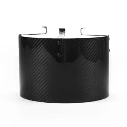 Universal Air Intake Filter Heat Shield Cover 2.5" TO 3.5" Stainless Steel Burnt Blue Sliver Neo Chrome Carbon filter BX100773