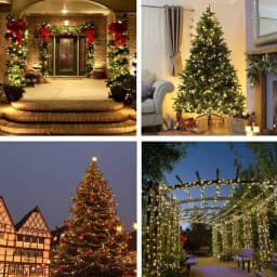 PAMNNY 10/20/30/50M LED Christmas String Lights 8 Modes Fairy Garden Lights Garlands for Home Xmas Tree Wedding Party Decoration