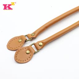 2pcs/lot 50cm Genuine Leather Bag Strap DIY Handmade Handles for Crossbody Replacement Shoulder Handbag Wallet Handle