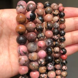 Natural Stone Beads 4-12mm Lava Rose Quartz Tiger Eye Turquoise Labradorite Round Beads for Jewelry Making Diy Bracelet 15inch