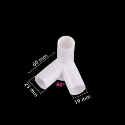19mm PVC Straight Elbow Cross Connector Joint 60 90 120 135 Degree Tee Connector PVC Pipe Fitting DIY Tent Fixed Fittings