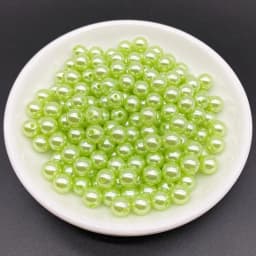 4 6 8 10mm Imitation Pearl Acrylic Beads Loose Spacer Round Bead Necklace Bracelet Pendant Earrings Jewelry Making DIY #Ro