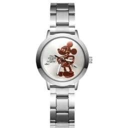 New Disney Mickey Mouse Minnie Gold Silver Watch Children's Boys Girls Watches Steel Students Quartz Adult Watch Birthday Gift