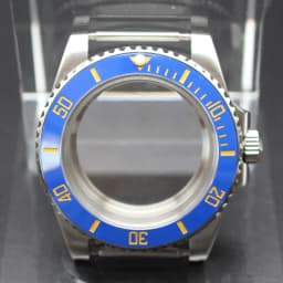 40mm Cases Men's Watch Ceramic Bezel Sapphire Glass Fit NH35 NH36 ETA 2824 Miyota 8215 Movement 28.5mm Dial Submariner Parts