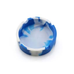 Silicone World Portable Silicone Round Ashtray Durable Soft Eco-friendly Ashtray High Temperature ResistanceAnti-fall Anti-slip