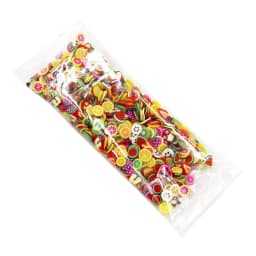 1000Pcs/Pack Clay Resin Fillings Craft Fruit Leaf Flowers Pattern Mixed Filler for DIY Epoxy Resin Jewelry Nail Decor