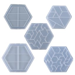 DIY Crystal Epoxy Silicone Mold Irregular Hexagonal Puzzle Home Ornaments Game Puzzle Silicone Mould For Resin