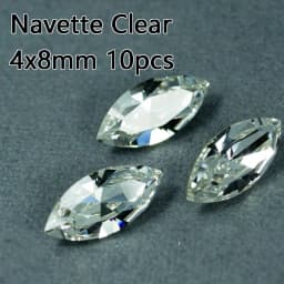 Different Shapes Super Clear 10PCS Rhinestones Glass DIY Accessories Crafts Crystal Jewels Beads For Nail Art Garment Decoration
