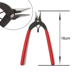 1Pc Black Red Blue Handle Anti-slip Splicing and Fixing Jewelry Pliers Tools & Equipment Kit for DIY Jewelry Accessory Design