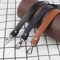 Genuine Leather Black Tan Blue Bags Strap Adjustable Replacement Crossbody Straps Sliver Hardware for Women DIY Bag Accessories