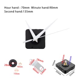 1Pcs Clock Resin Epoxy Molds Mixed Size Silicone UV Resin Casting Molds For DIY Jewelry Making Findings Supplies Accessories